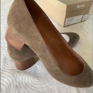 Madewell New low-heel pumps mink 9